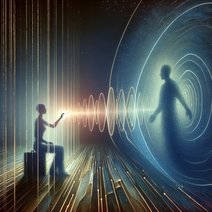 Captivating Sound Waves Artwork: Can You Hear My Call?