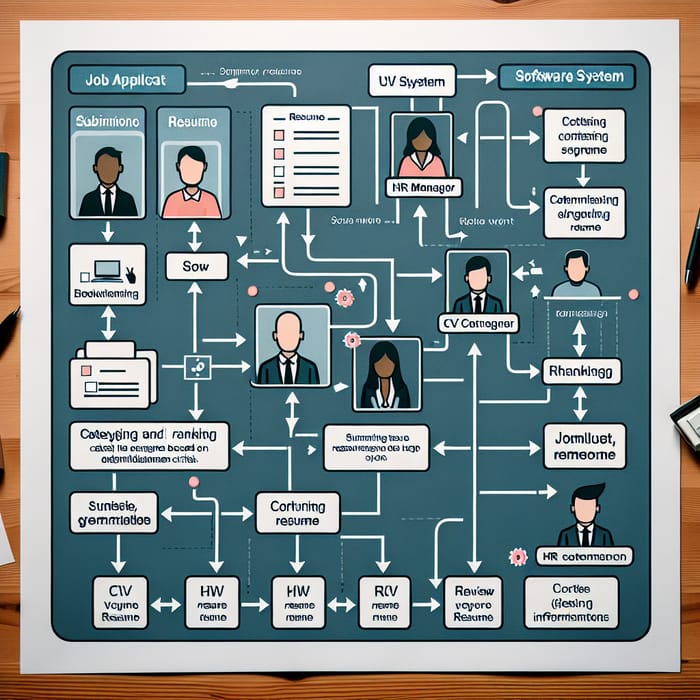 CV Sorting Software: Use Case Diagram for Efficient Resume Management