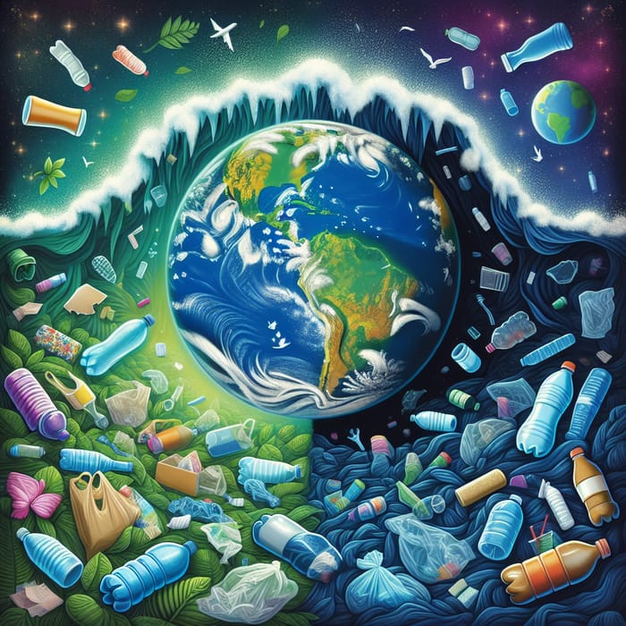 Earth Day: Planet vs Plastic - A Visual Reminder