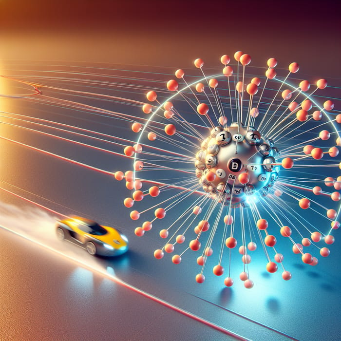 Electron Heading Towards Hydrogen Atom