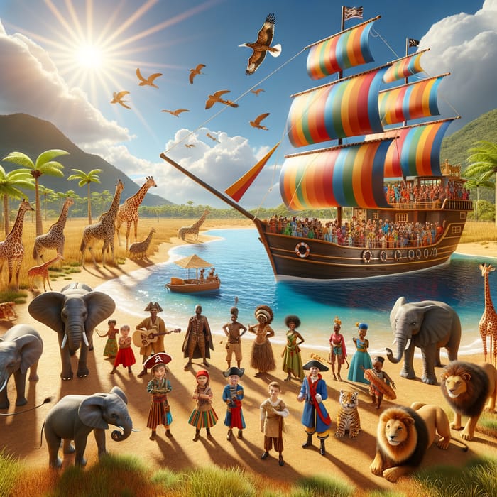 Fun & Educational African Children's Show with Pirates and Wildlife