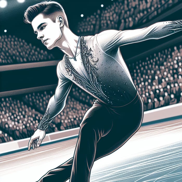 Benoit Lavoie: Graceful Figure Skater Performance