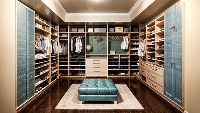 Stylish Custom Walk-In Closet Design Ideas