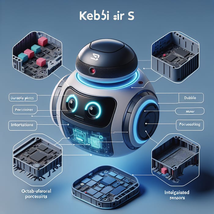 Interactive and Educational Kebbi Air S Octa-Core Robot