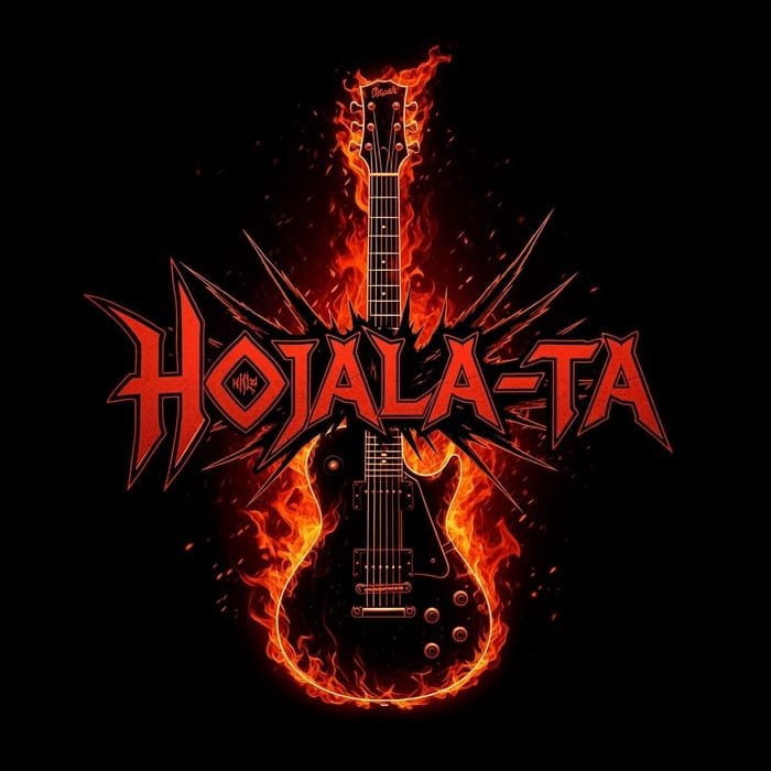 Hojala-ta: Gritty Rock Band Logo Design Hojala-ta: Gritty Rock Band Logo Design