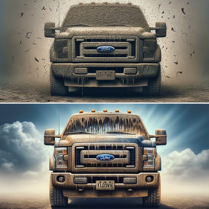 Unveiling Grandeur: Transforming Dirty Cars to Glorious Ford Lobo Trucks