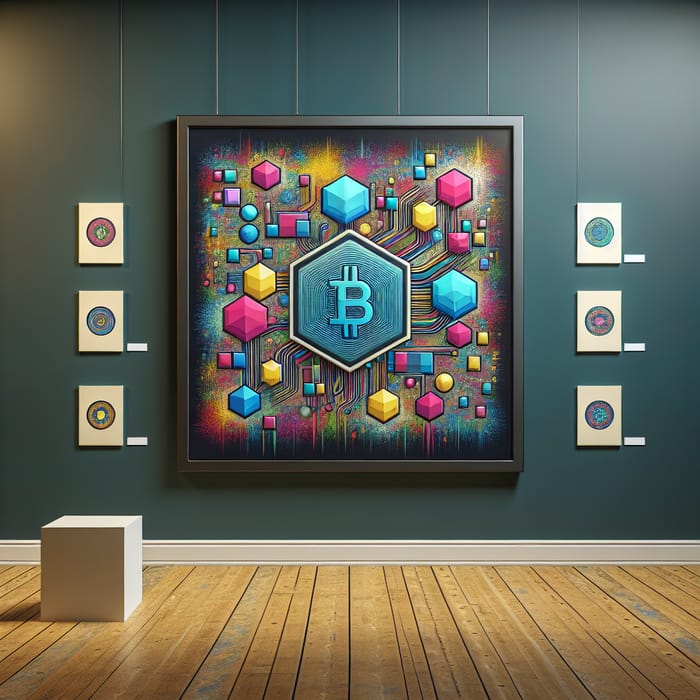 Colorful NFT Art Showcase | Digital Gallery Display