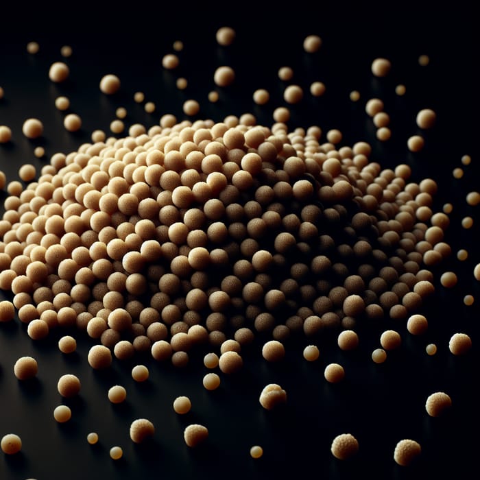 Finger Millet on Black Background - Stunning Image Capture