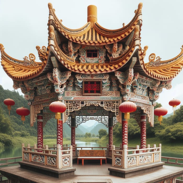 金美亭: Traditional Chinese Pavilion & Landscape