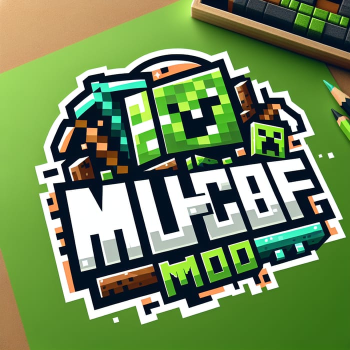 Original Minecraft Mod Logo Design | Blocky & Fun Graphic