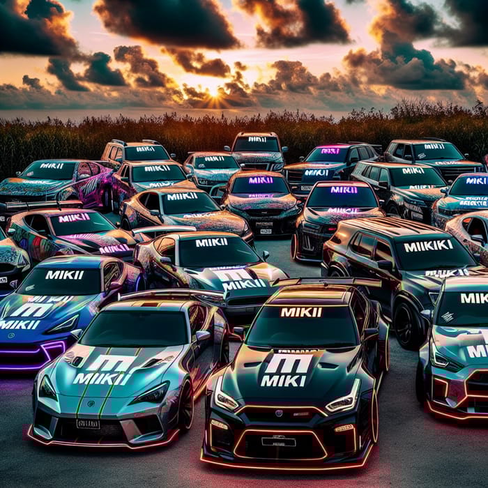 MIKIĆ Cars: Sporty Coupes to SUVs and Neon-Lit Models