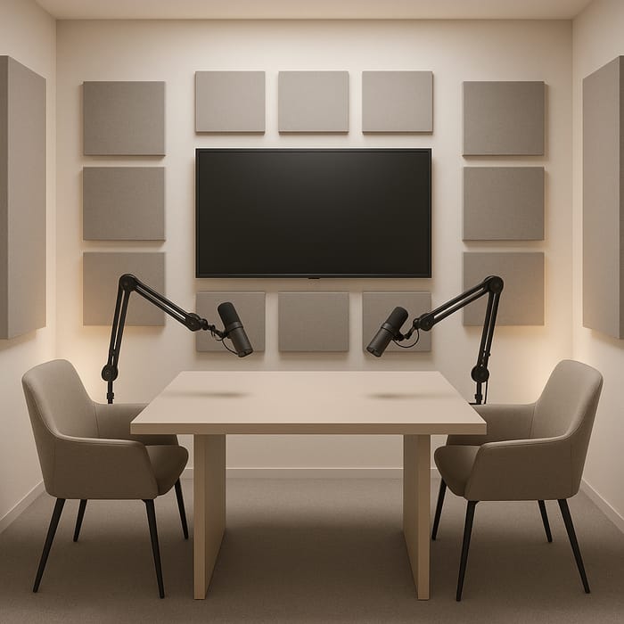 Minimalist Podcast Studio Design Ideas Minimalist Podcast Studio Design Ideas