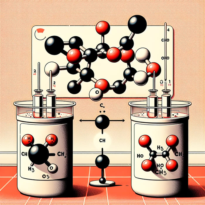 Chemical Reaction: Methyl Alcohol and Formic Acid Visualized