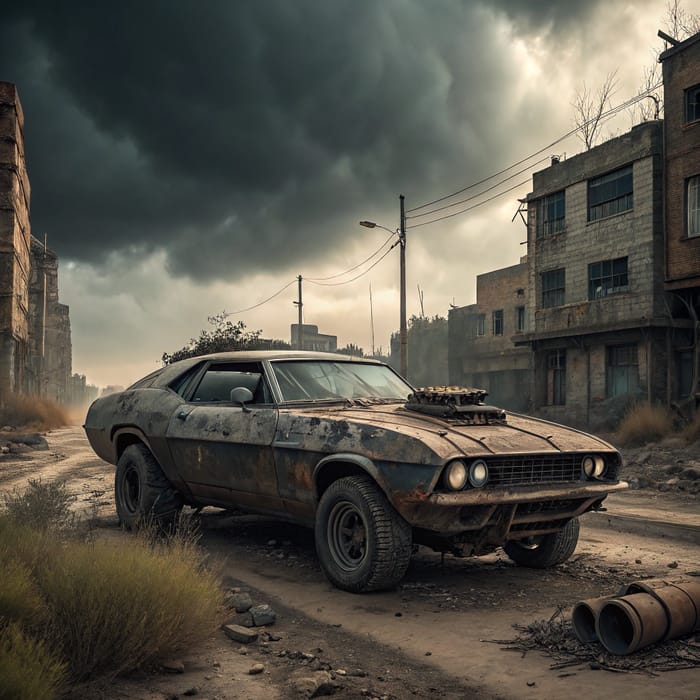 Post Apocalyptic Muscle Car: A Stunning Vision