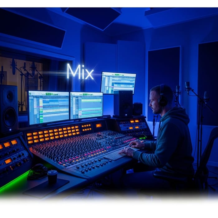 High-Tech HD Recording Studio with Mixing High-Tech HD Recording Studio with Mixing
