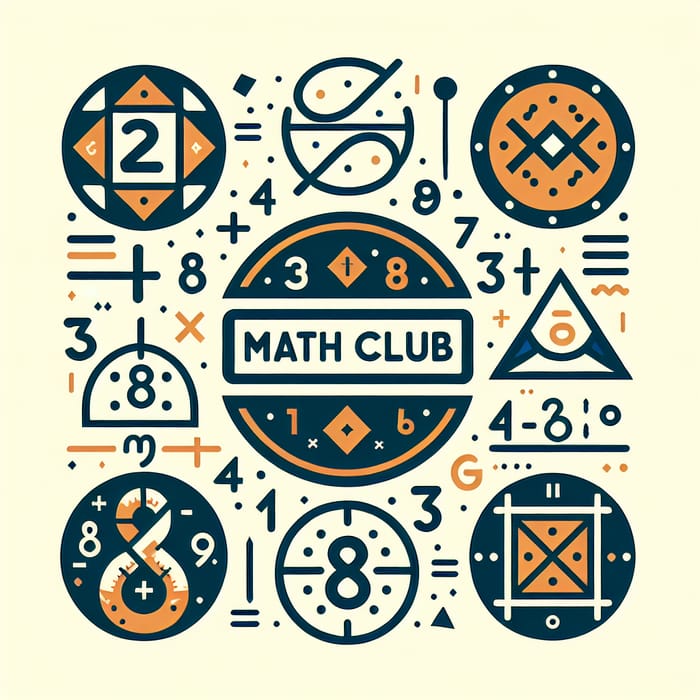 Math Club Logo Design | Symbolic Elements for Mathematics Enthusiasts