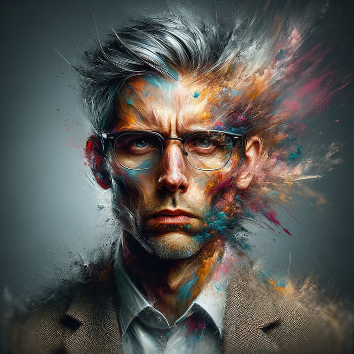 Captivating Self-Portrait Inspired by Robert Downey Jr with Modern Vibes