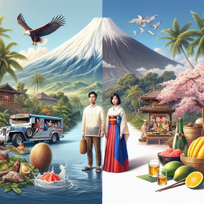 Cultural Fusion: Half Philippines, Half Japan