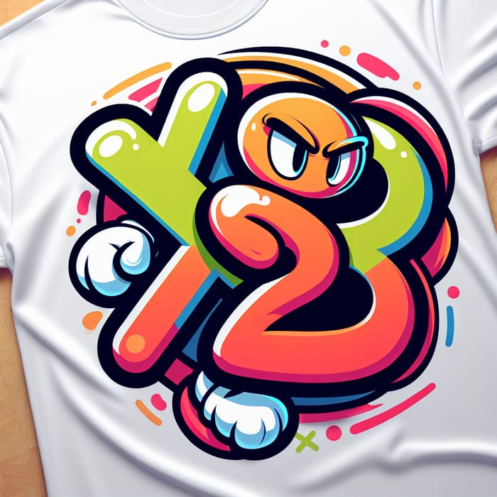 Vibrant Cartoon-Style 'XSRC-23' T-shirt Design