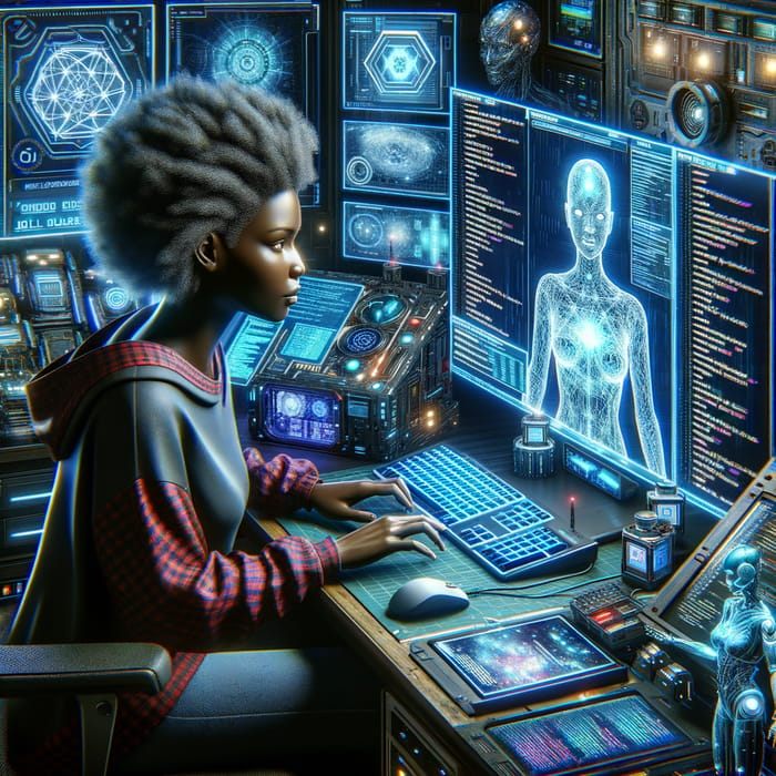 Futuristic Programmer 2099