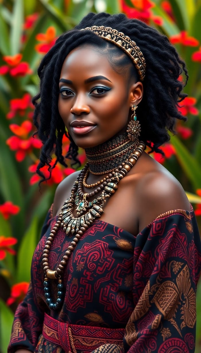 Zuri: The Graceful African Princess in Tradition