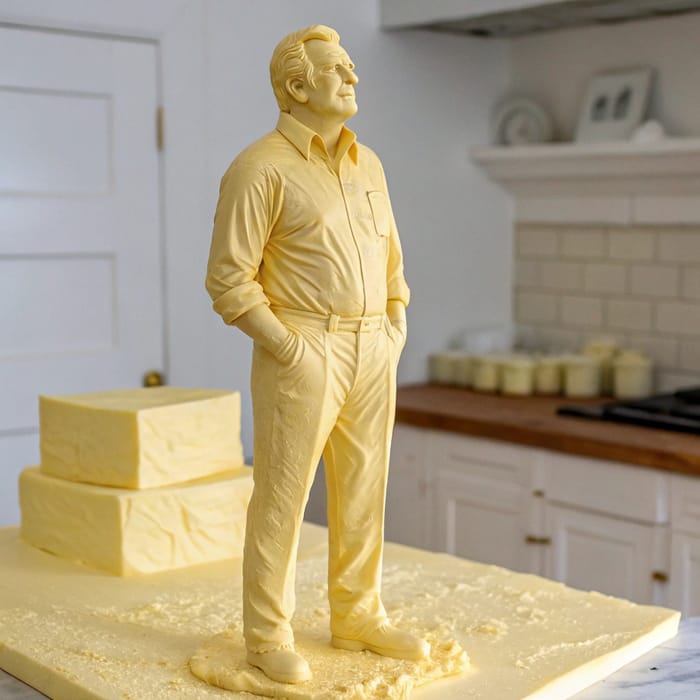 Unique Butter Man Creation