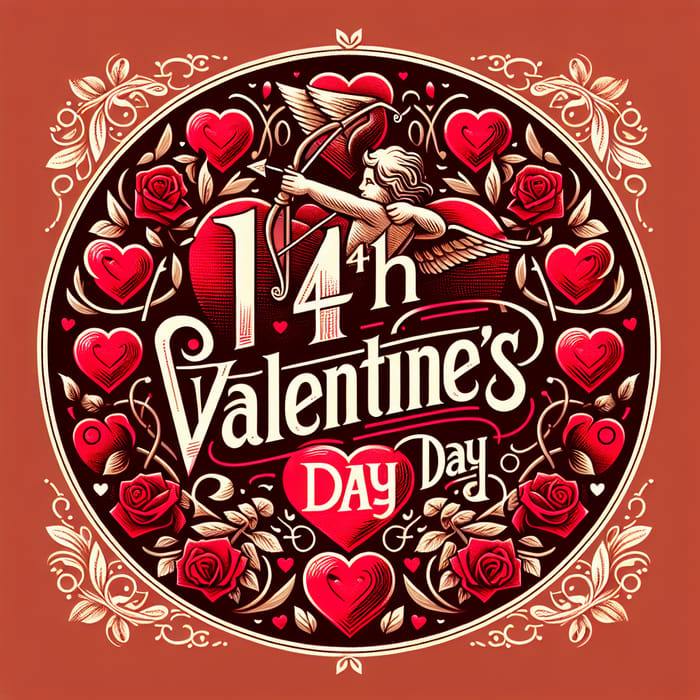 Romantic Valentine's Day Poster - 14th Anniversary Edition