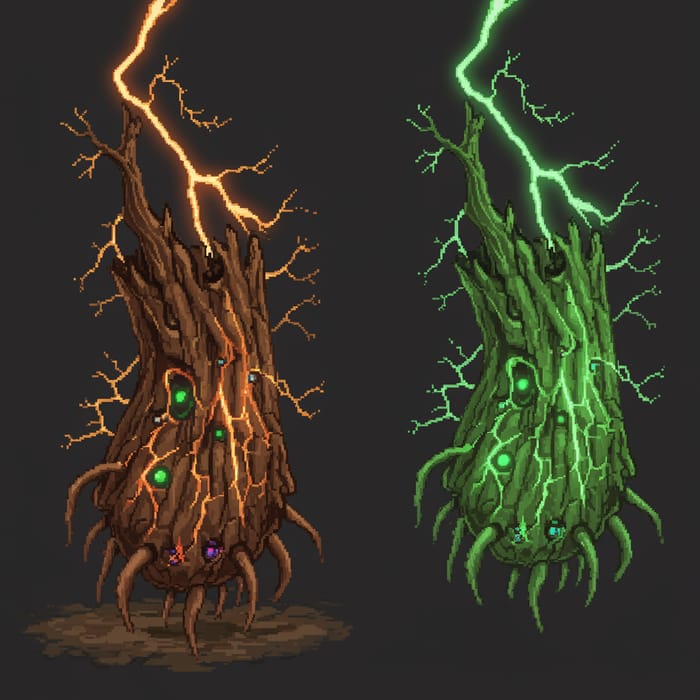Evolution of Lightning-Borne Micro-Bacteria in Pixel Art Evolution of Lightning-Borne Micro-Bacteria in Pixel Art