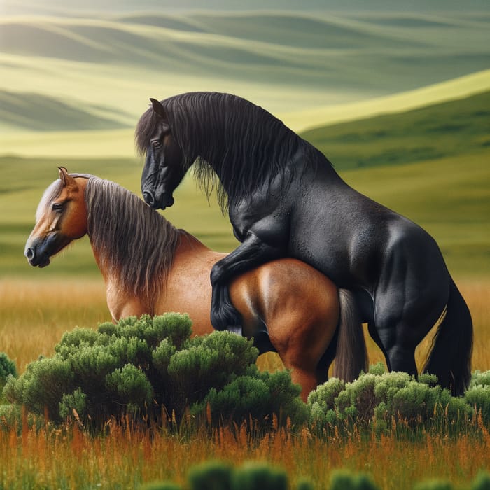 Horse Mating Behavior in the Wild