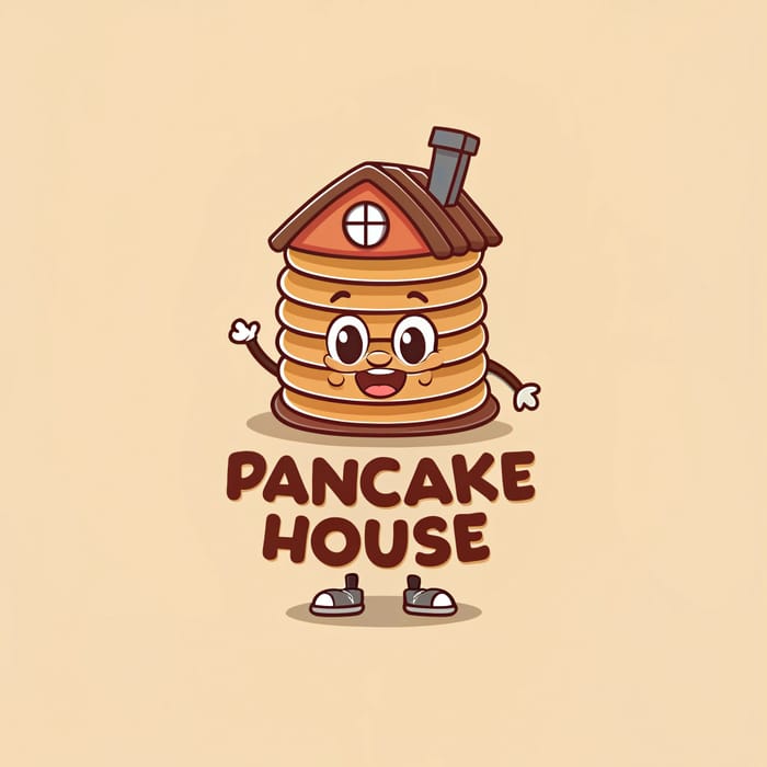 Pancake House Mascot: Fun Pancake Character