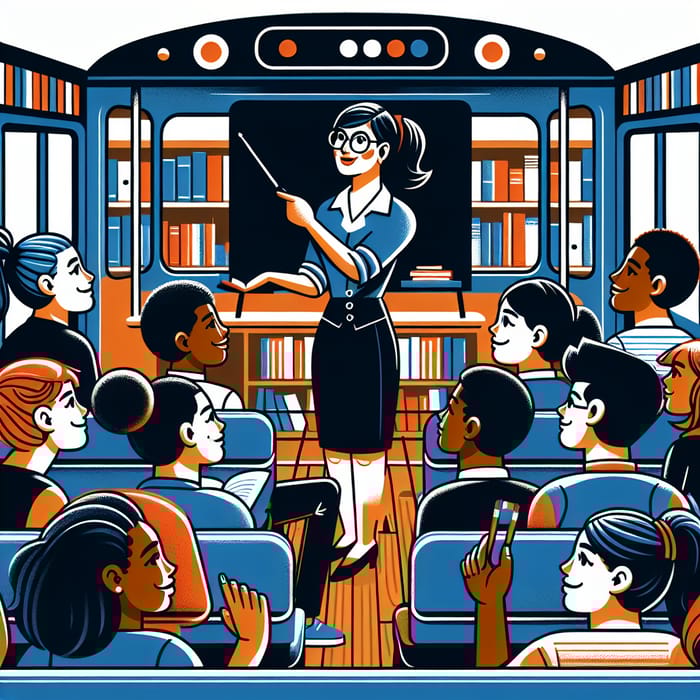 Reading on Wheels - Diverse Classroom Logo Design Reading on Wheels - Diverse Classroom Logo Design