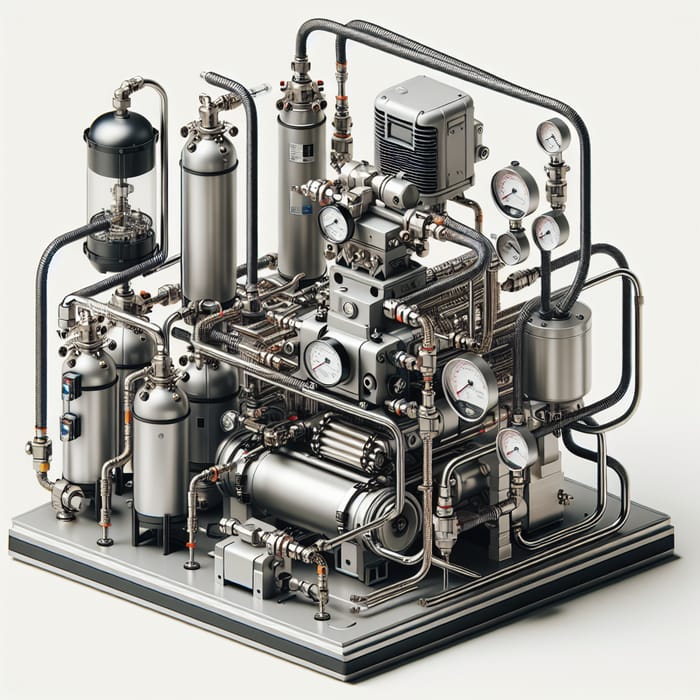 Rangkaian Pneumatik: Components and Assembly Overview