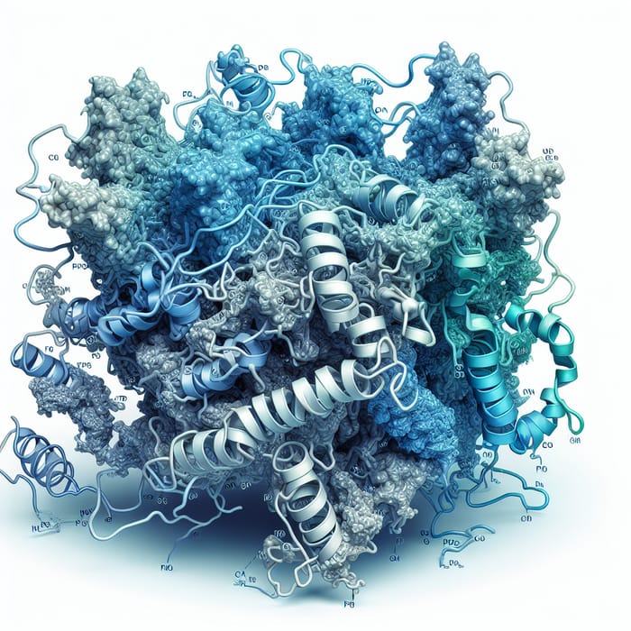 Mu Receptor 3D Crystal Structure | Detailed PDB Illustration