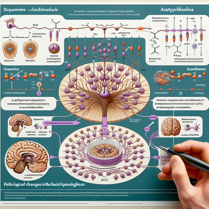 Dopamine & Acetylcholine Balance in Basal Ganglia: In Parkinson's