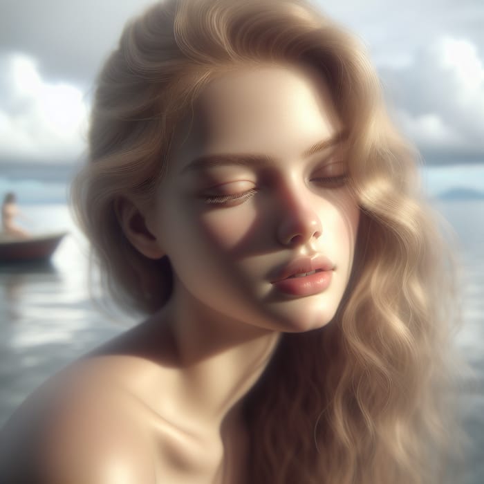 Dreamy Portrait of a Pale Young Woman by Sarah Moon | Ethereal Beauty