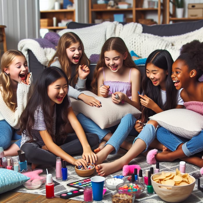 Barefoot Girls' Sleepover | Joyful Teen Night In