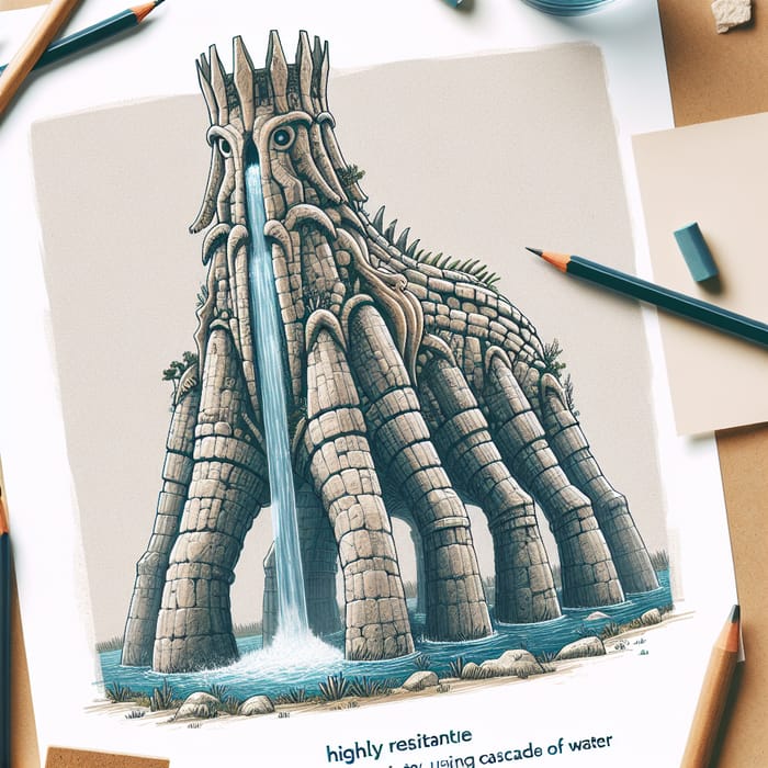 Nuraghi-Inspired Pokémon: Towering Water Creature Nuraghi-Inspired Pokémon: Towering Water Creature