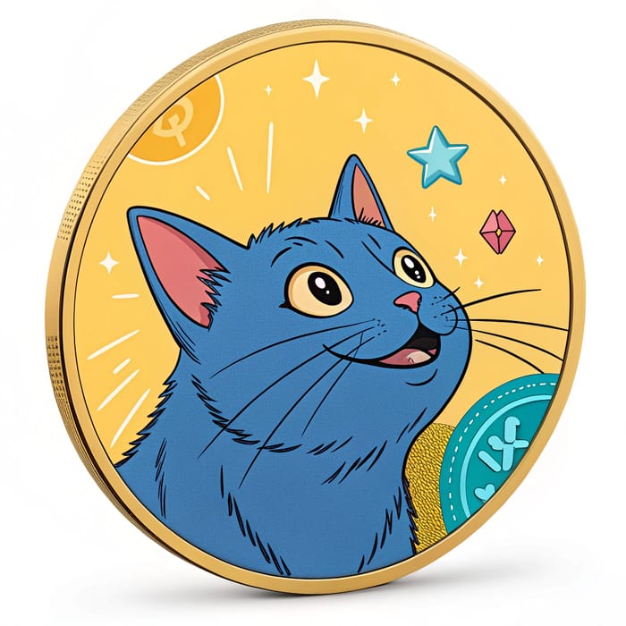 Blue Cat Meme Coin - Join the Fun