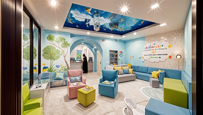 Comfortable Children's Clinic Interior Design