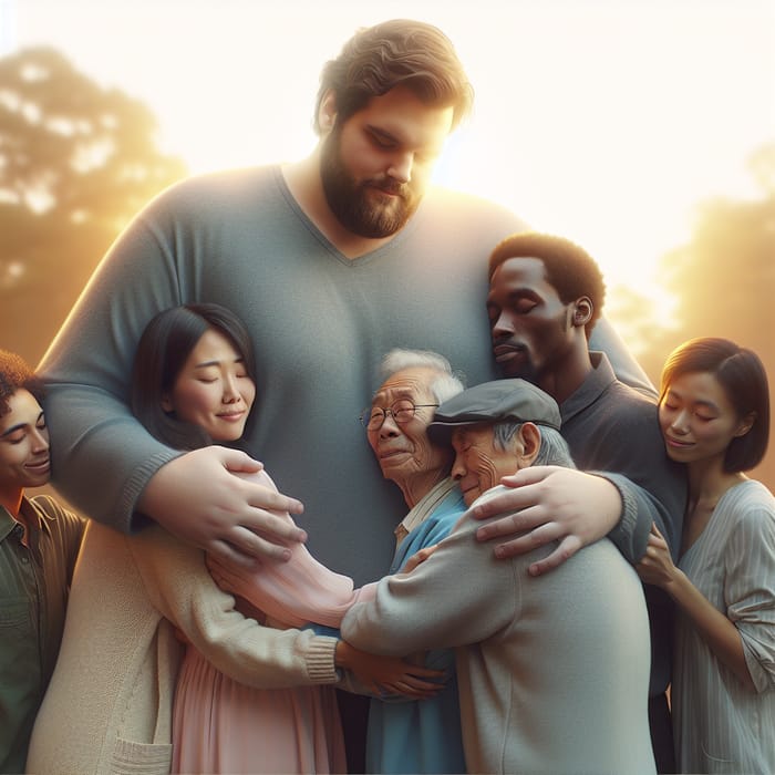 Embracing Diversity: A Heartwarming Scene