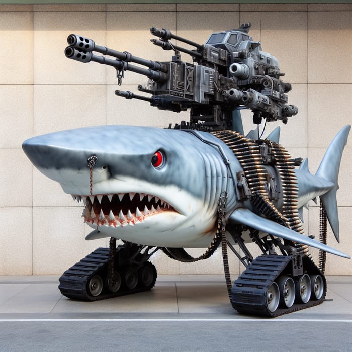 Shark with Machine Guns - Unleash the Action!