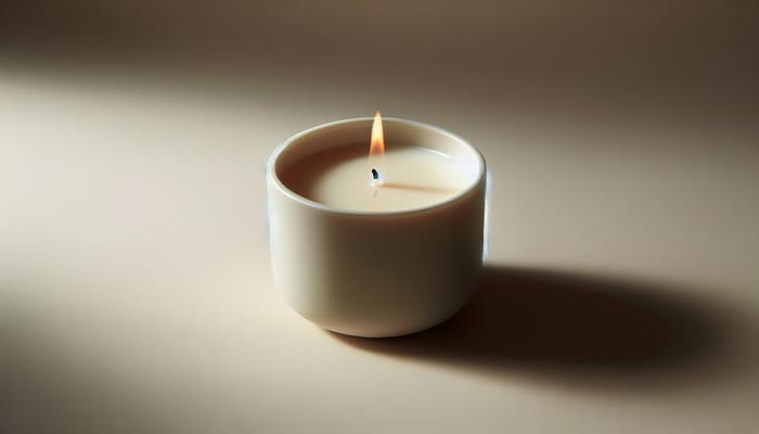 Minimalist Soy Wax Candle for Tranquil Ambiance