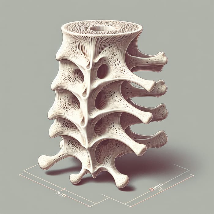 Human Vertebral Column Uncus Illustration