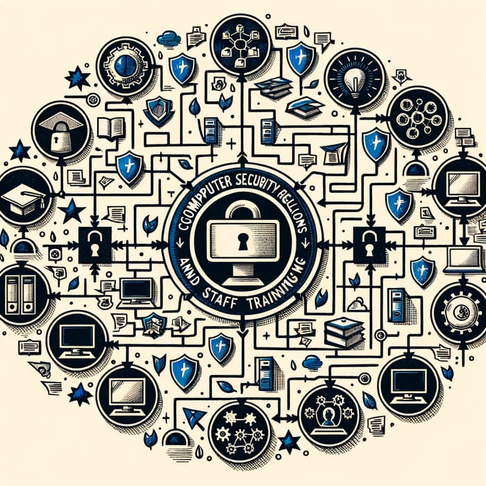 Creative University Style InfoSec Regulations: Staff Training Concept Map