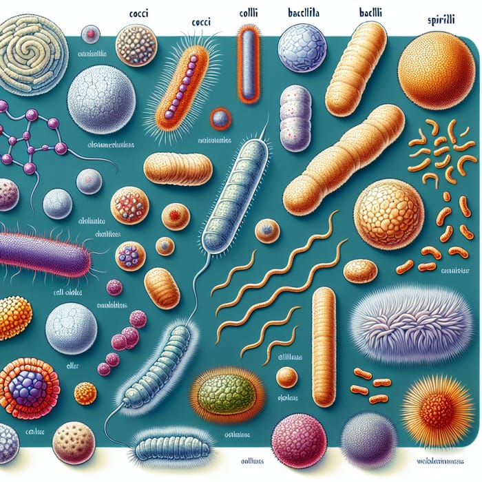 Various Types of Bacteria: Shapes, Cell Walls, Flagella