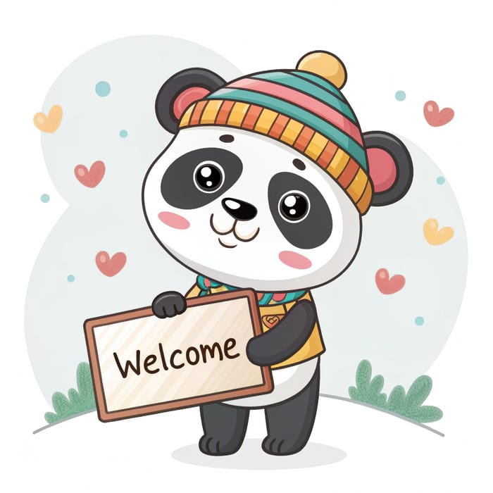 Panda Mascot: Cuddly and Adorable Design