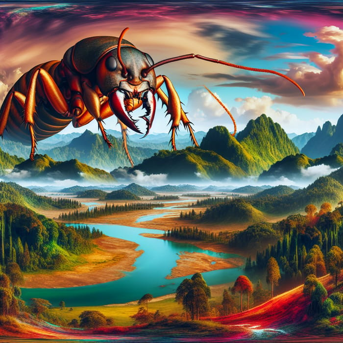 Fascinating Fantasy Landscapes with Giant Termites