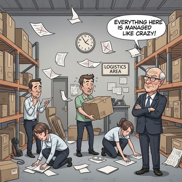 The Chaos of TecnoMedallo - A Detailed Cartoon