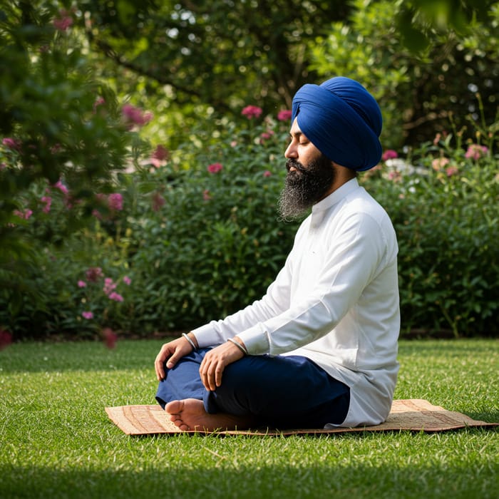 Sikh Meditating: Embrace Peace & Spiritual Growth