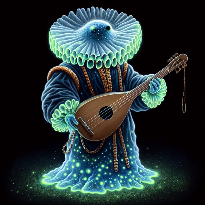 Bioluminescent Amoeba in Medieval Garb | Illumination